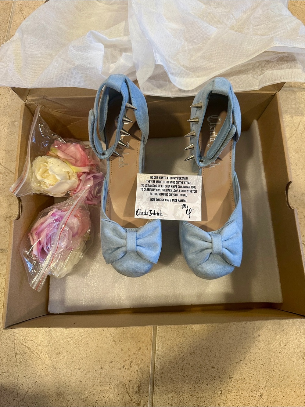 Charla Tedrick Suede Platforms with Interchangeable Strap